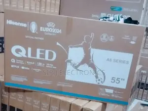 Original 55" Hisense Qled Smart 4k Uhd Tv + Netflix +Youtube +Warranty