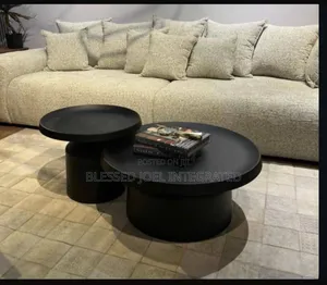 Black 2 in 1 Centre Table