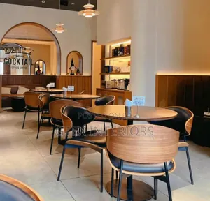 Wooden and Leather Dinning