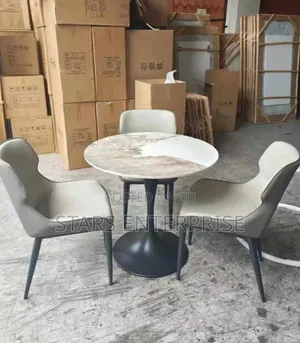 3 Seater Marble Dining Set