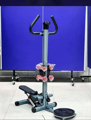Standing Stepping With Twister Nd Dumbbells