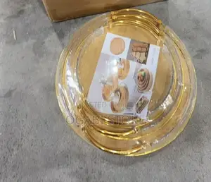 3 in 1 Bamboo Tray Round With Metal Handle