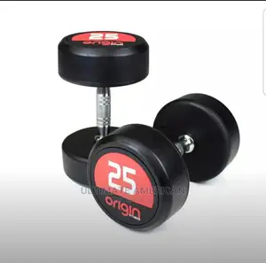 Brand New 25kg Rubber Dumbbell