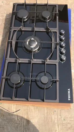 90 Cm 5 Ways Burner Gas Cooker. Brand Phiima. German Standard