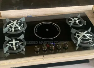 90cm 4 Burners and 1 Center Electric Hotplate. Brand: Phiima