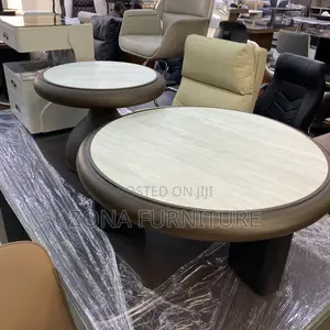 Imported Luxury Center Ceramic Wooden Table With Side Stool