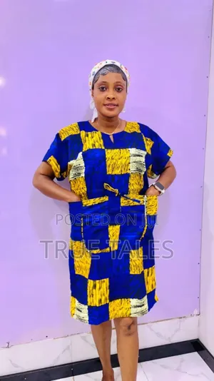 Comfortable Readymade Ankara Boubou/Abaya