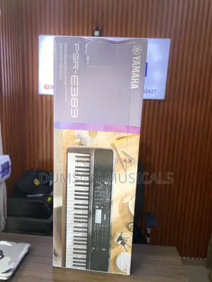 Yamaha Keyboard PSR E383 With Adapter