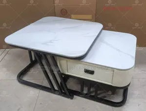 Luxurious 1+1 Center Table With Drawer.