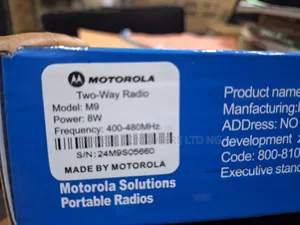 Motorola M9 Two-Way Radio Walkie Talkie