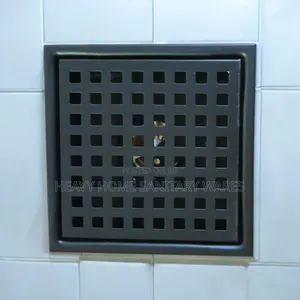 Black Square Floor Drain