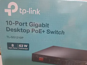 Tp-Link 10ports Desktop Gigabit Poe Switch-Tlsg1210p