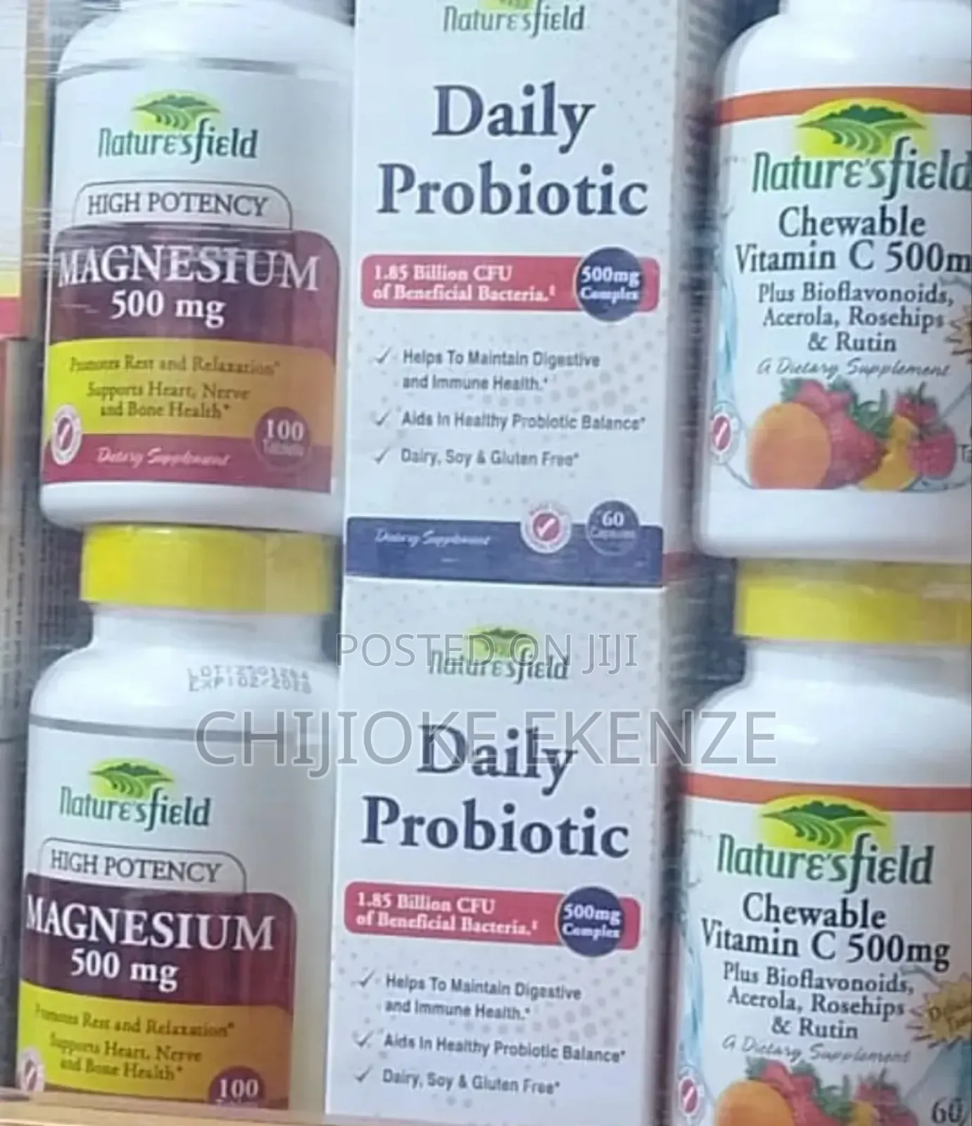 Nature's Field Daily Probiotics by 60 Capsules