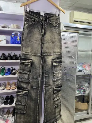 Ladies Cargo Jeans, Female Baggy Jeans