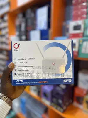 Olax Ax8 Pro Wifi 6 Super Battery 5000 Mah