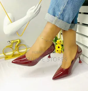 Ladies Court Shoes With Kitten Heels, Available in Size 37 to 42