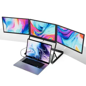 Quad Laptop Screen Extender FHD 1080p Triple Portable Monitor