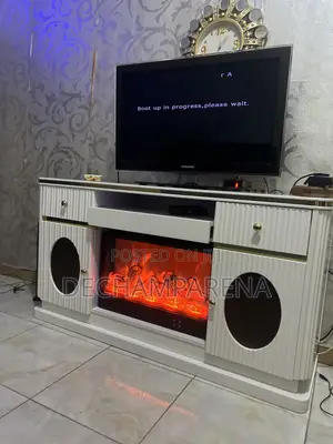 Tv Stand With Fireworks