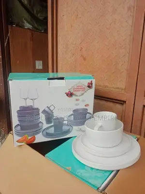 16pcs Dinner Set White Colour