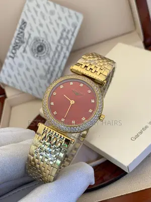 Longines Female Gold Chain Wrist Watch