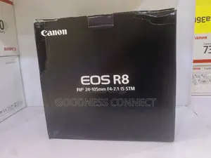 Canon Eos R8 With 24-105 Lens F4 7.1 Stm