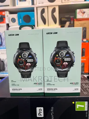 Green Lion Vision Gps Smart Watch, Bluetooth Call - Black