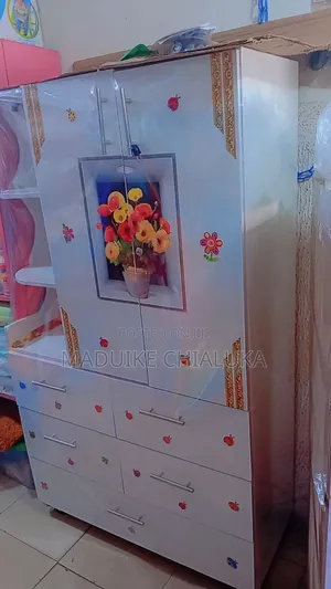 Unique Baby Wooden Wardrobe With Shoe Rack.