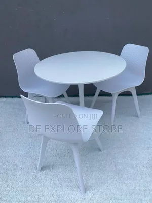 White Restaurants Chair and Table