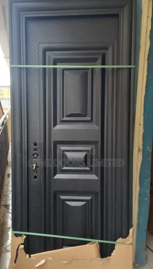 Black Security Steel Door