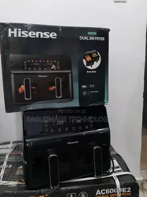 Hisense 8l Dual Basket Air Fryer: Crispy Perfection in Two Zones