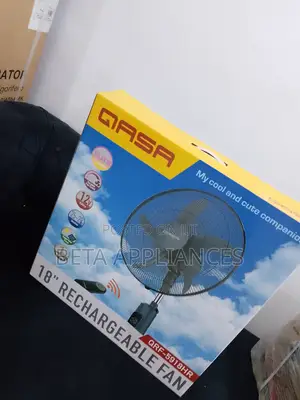 Quasa 18 Inch Rechargeable Fan With Led Light