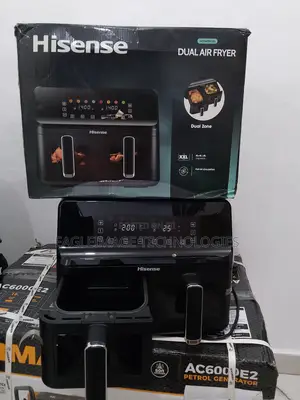 Family-Sized Hisense 8l Dual Air Fryer: Dual Baskets for Busy Kitchens