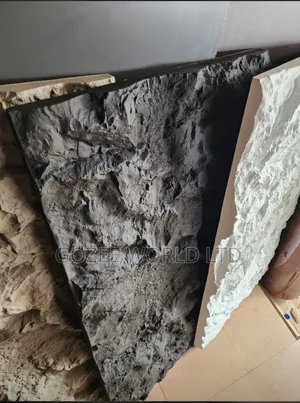 Dark Grey Stone Surface Pu Stone