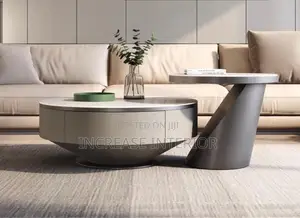 Luxury Quality Classic Imported Marble Center Table With Side Stool
