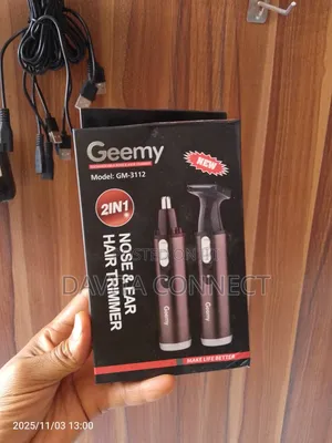 Geemy Gm-3112 2-in-1 Nose Ear Trimmer
