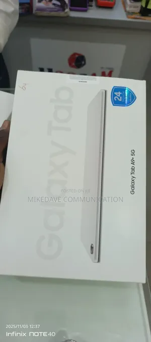 New Samsung Galaxy Tab A9+ 128 GB Black