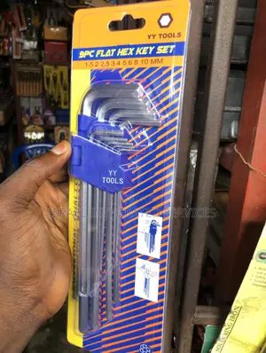 Allen Key Set 1-10mm Hex Type