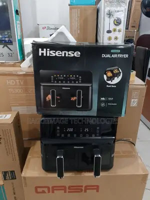Hisense 8l Dual Air Fryer Guardian: Overheat Protection for Peace of M