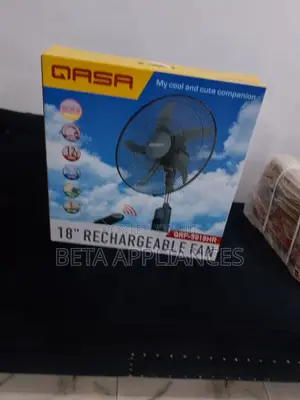 Quasa 18 Inches High-Speed Rechargeable Fan