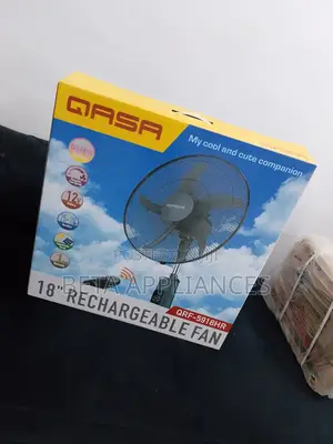Quasa 18 Inches Eco-Friendly Rechargeable Fan