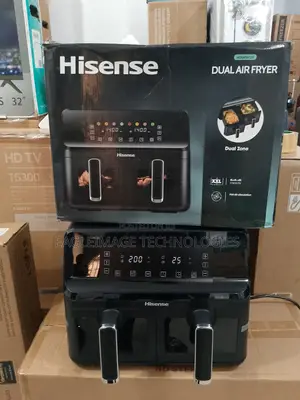 Hisense 8l Dual Zone Expert: Stay-Cool Handles for Hot Meals