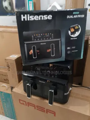Hisense 8l Dual Basket Innovate: Visible Window to Monitor Every Bite