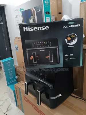 Power Duo Hisense 8l Air Fryer: 2700w Total for Lightning-Fast Results