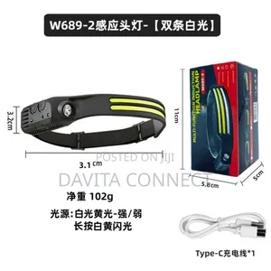Rechargeable Multi-Function Induction Head Lamp W689-3