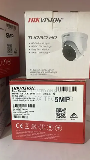 CCTV Hikvision Ds-2ce16h0t-Itf 5 Mp Bullet Camera