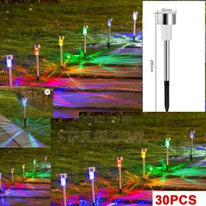 30pcs Multi Color Solar Lights That Express Your Home's Unique Style
