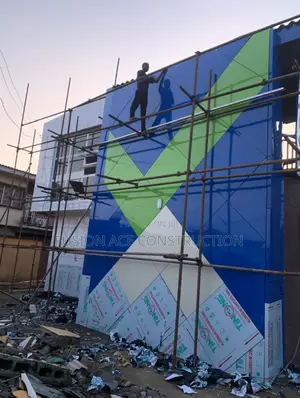Alucoboard Cladding With Two Different Colors