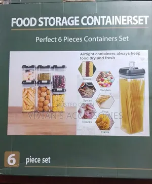6pcs Food Storage Containers