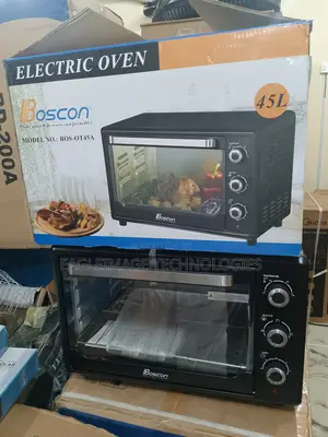 Stylish Stainless Steel Boscon 45l Electric Oven