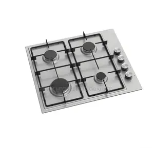 Maxi Tabletop Gas Cooker 4 Burners (Ds201) Stainless Steel